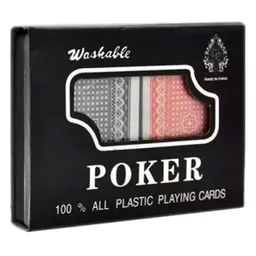 Baraja Cartas Juego Poker Plastificadas Lavable Trucos