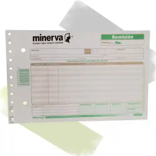 Remisión Minerva Bond X 50 Hojas Ref 3015