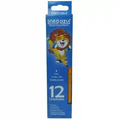 Lápiz Negro Hb, Linea Azul Hb Nº 2