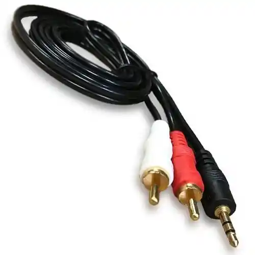 Cable De Sonido 2x1 De 3 Metros Para Conexiones De Alta Calidad