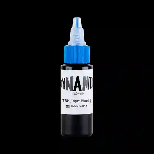 Tinta Para Tatuar Dynamic Triple Black 1 Oz Sellada