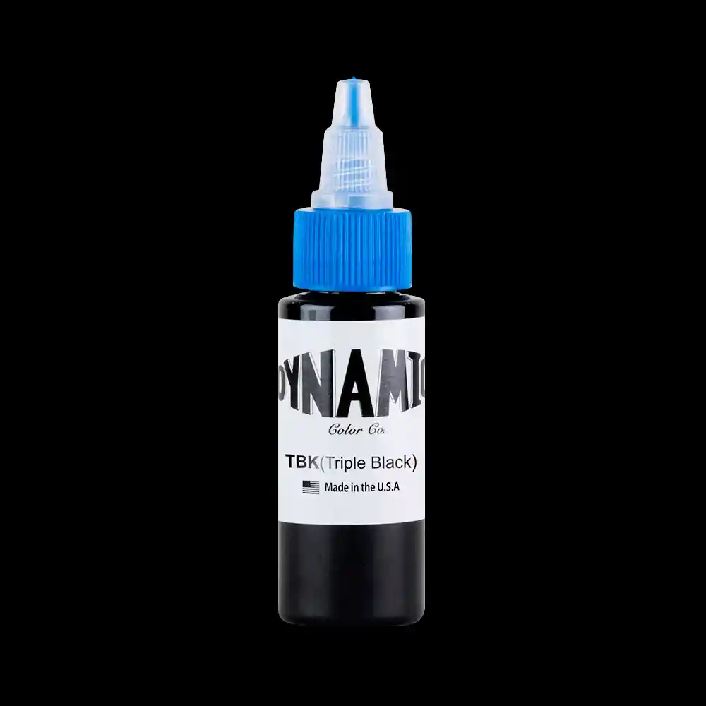 Tinta Para Tatuar Dynamic Triple Black 1 Oz Sellada