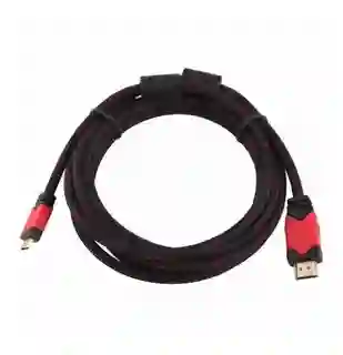 Cable Hdmi Doble Enmallado 3 Metros Full Hd Con Filtro