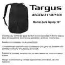 Morral Targus Ascend Backpack Tsb710 Negro Laptop Hasta 16
