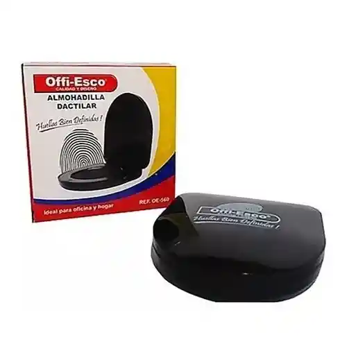Almohadilla Dactilar Offi-esco 560 Negro