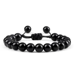 Pulsera Cuarzo Onix Tejida + Estuche Gamushop