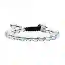 Pulsera Cuarzo Cristal Tejida + Estuche Gamushop