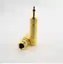 Adaptador Metalico Audio Plug Mono 3.5 Mm A Jack 6.3 Mm