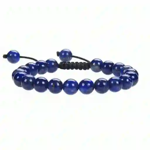 Pulsera Cuarzo Lapislazuli Tejida + Estuche Gamushop