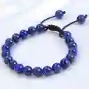 Pulsera Cuarzo Lapislazuli Tejida + Estuche Gamushop