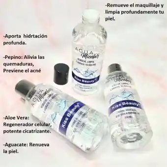 Agua Micelar Kiss Beauty 220ml