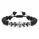 Pulsera Cuarzo Piedra Volcanica - Hematita Guerrero