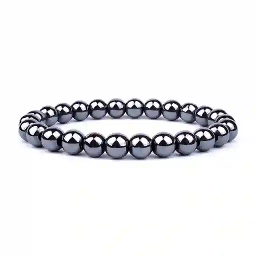 Pulsera Cuarzo Hematita Tejida + Estuche Gamushop