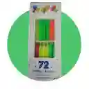 Paquete De 72 Velas De Cumpleaños