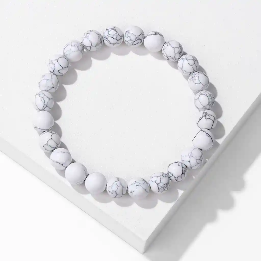 Pulsera Cuarzo Blanco + Estuche Gamushop