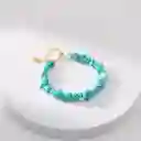 Pulsera Cuarzo Turquesa Triturado + Estuche Gamushop