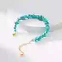 Pulsera Cuarzo Turquesa Triturado + Estuche Gamushop