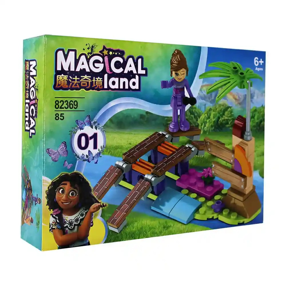 Juego Armable Tipo Lego Con Diseño De Encanto, Variedad De Diseños