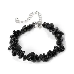 Pulsera Cuarzo Onix Triturado + Estuche Gamushop