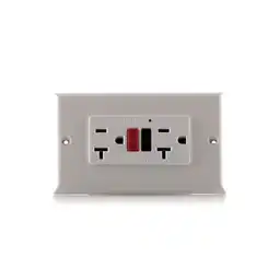 Tomacorriente Doble Gfci Cocina Baño Doble Blanco