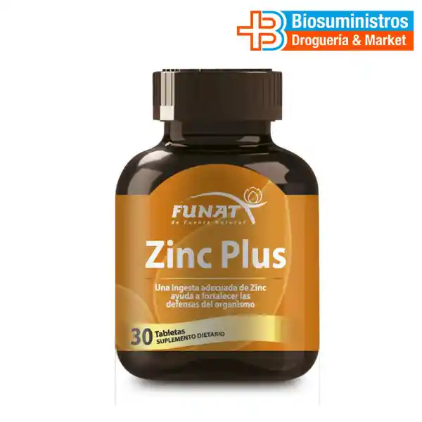 Zinc Plus 30 Tabletas Funat