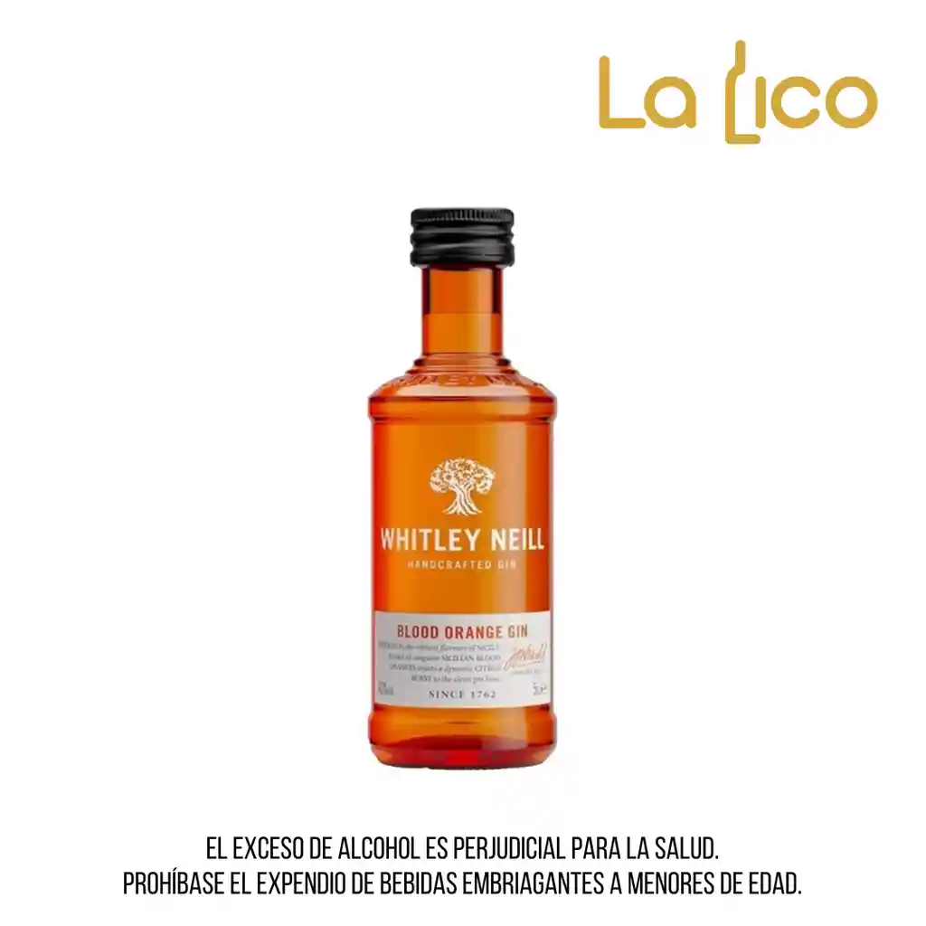 Whitley Neill Miniatura Orange Gin 50ml