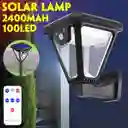 Lampara Farola Solar Sensor De Movimiento Exterior