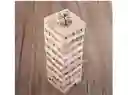 Juego Jenga De Madera Pequeño Portable 54 Piezas