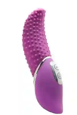 Vibrador Flora Forma De Lengua Morado Her Time Vibes