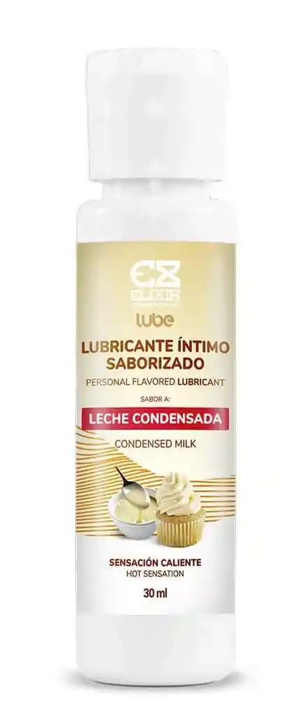 Lubricante Caliente Elixir X 30ml Sabor: Leche Condensada