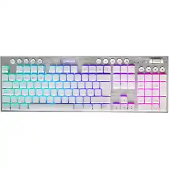 Teclado Horus K619w Wired Redragon Blanco Red Rgb