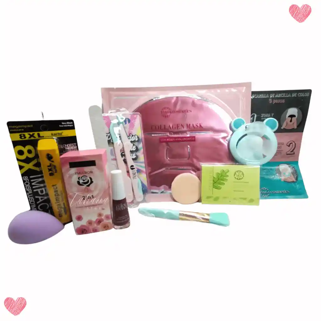 Ancheta Dia De La Madre Trendy Miis X 12 Mascarillas Serum Agua Rosas