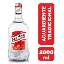 Aguard. Antioqueño Tapa Roja X 2000ml