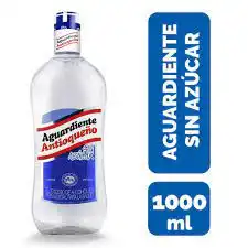 Aguard. Antioqueño Tapa Azul 1000ml