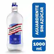 Aguard. Antioqueño Tapa Azul 1000ml