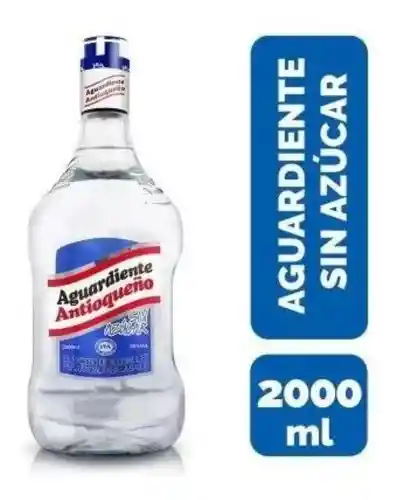 Aguard. Antioqueño Tapa Azul 2000