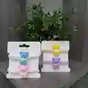 Moñitas En Espiral De Osito