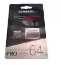 Tarjeta Micro Sdhc Samsung Pro Endurance De 64 Gb