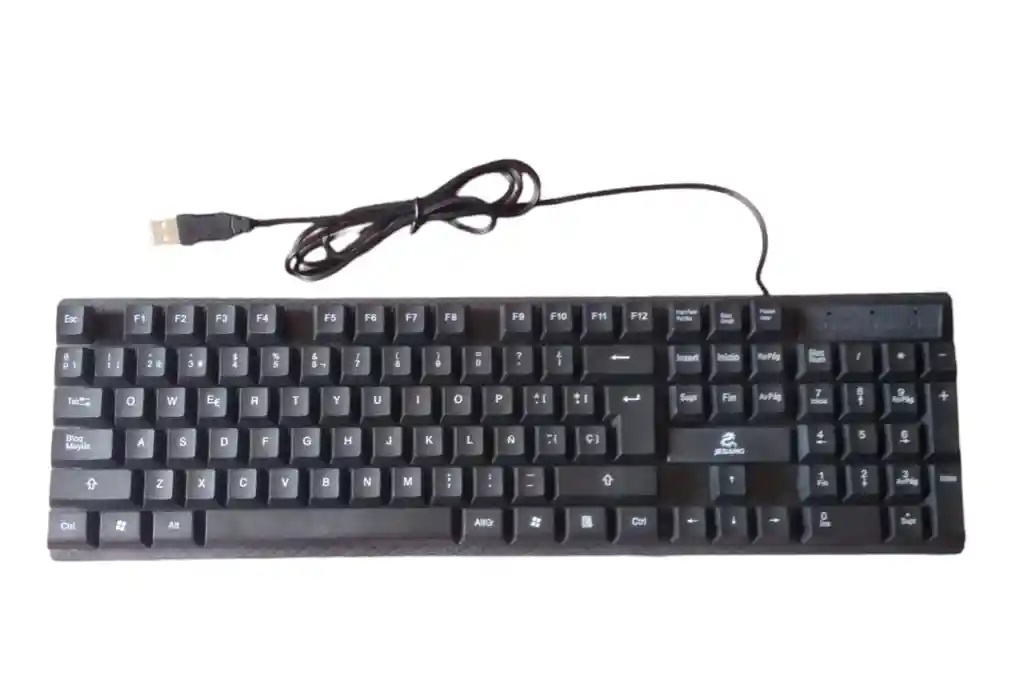 Teclado Usb Pc Oficina Computadora Jk-905 Negro