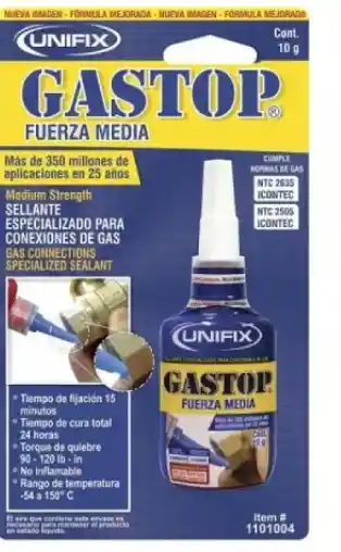 Gastop Fuerza Media 10g ( Unifix )