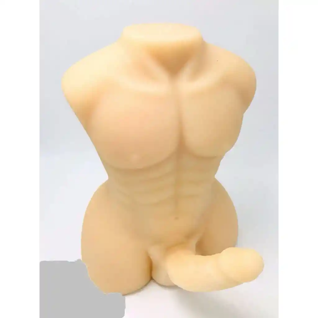 Torso Masculino Tamaño Semi Realista, Dildo 16cm