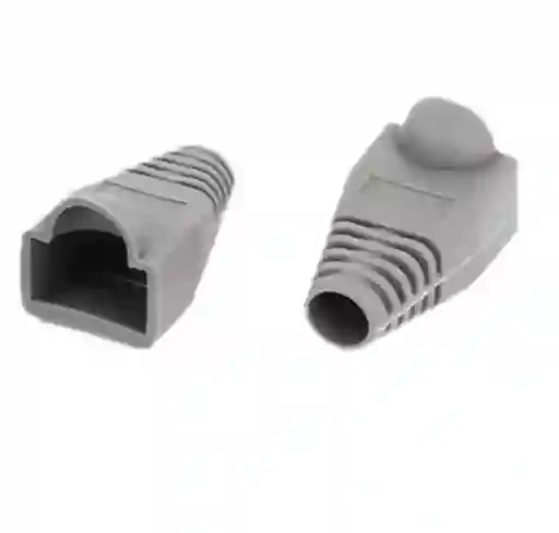 Capuchones Botas Beige Para Proteger Cable Utp Rj45 X100 Unidades