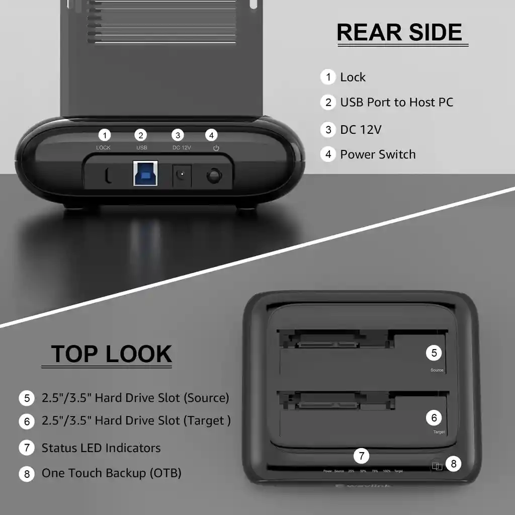 Nuevo Dockin Station Usb 3.0 5gbps Wavlink Wl-st341u