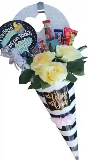 Bouquet De Amor Para Cumpleaños Aniversario Feliz Dia