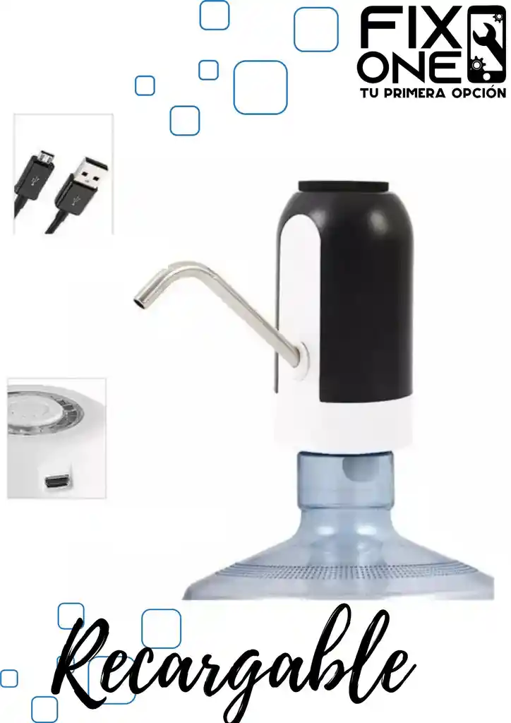 Dispensador Automático De Agua Para Botellón Recargable