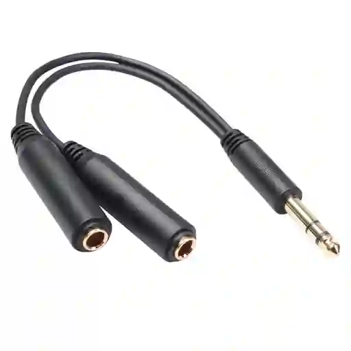 Cable De Audio 3.5 Stereo En Y 1 Macho A 2 Hembras