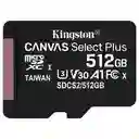 Memoria Micro Sd Kingston 512gb Canvas Select Plus Class10 (a1 V10)