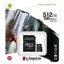 Memoria Micro Sd Kingston 512gb Canvas Select Plus Class10 (a1 V10)