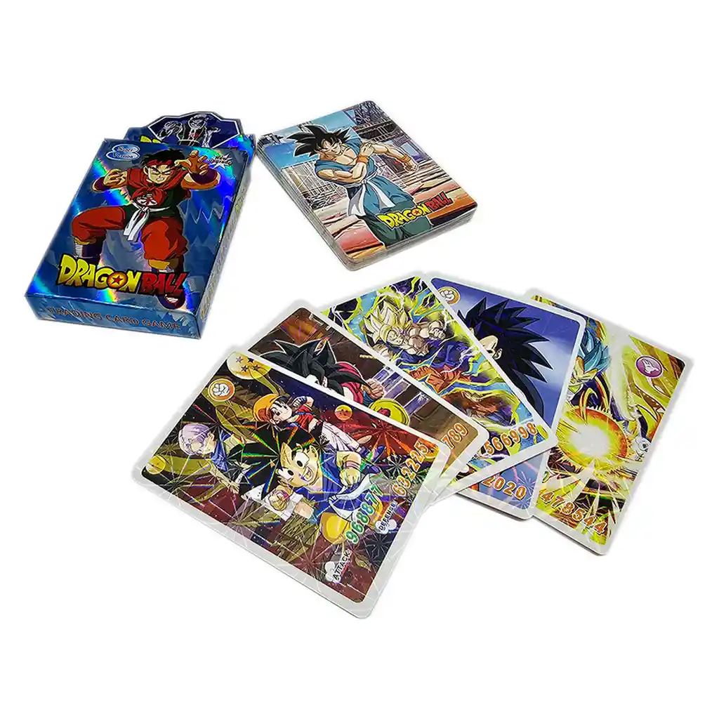  Set X3 Juego Cartas Baraja Dragón Ball Z Coleccion 72 Und 