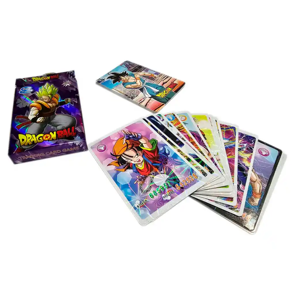  Set X3 Juego Cartas Baraja Dragón Ball Z Coleccion 72 Und 